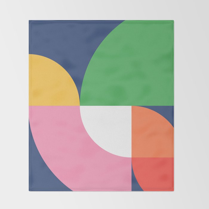 Abstract Geometric 15 Throw Blanket Gallery Image 2