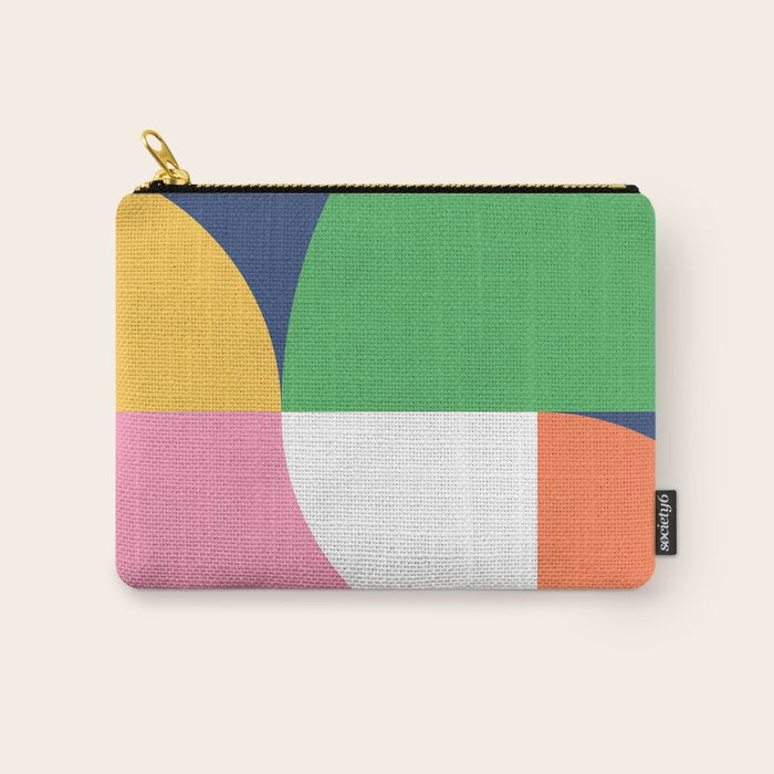 Abstract Geometric 15 Carry All Pouch Gallery Image 1