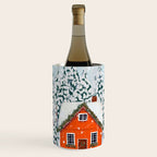 Cozy Winter Cabin in the Snowy Woods  Wine Chiller Gallery Image 1