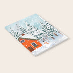 Cozy Winter Cabin in the Snowy Woods  Notebook Gallery Image 2