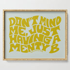 Don't Mind Me In Green Serving Tray Gallery Image 1