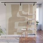 Abstract Art 55/beige 2 Wall Mural Gallery Image 1