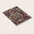William Morris Woodland Nostalgia Burgundy Red Notebook Gallery Image 3