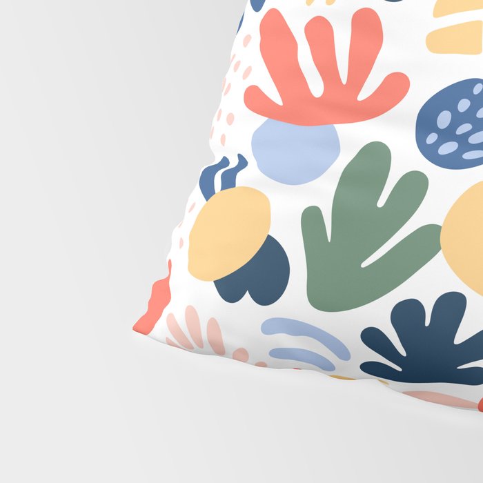 Abstract organic nature art pattern Pillow Sham Gallery Image 4