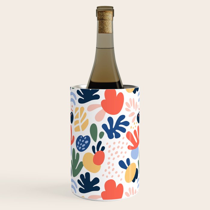 Abstract organic nature art pattern Wine Chiller Gallery Image 1