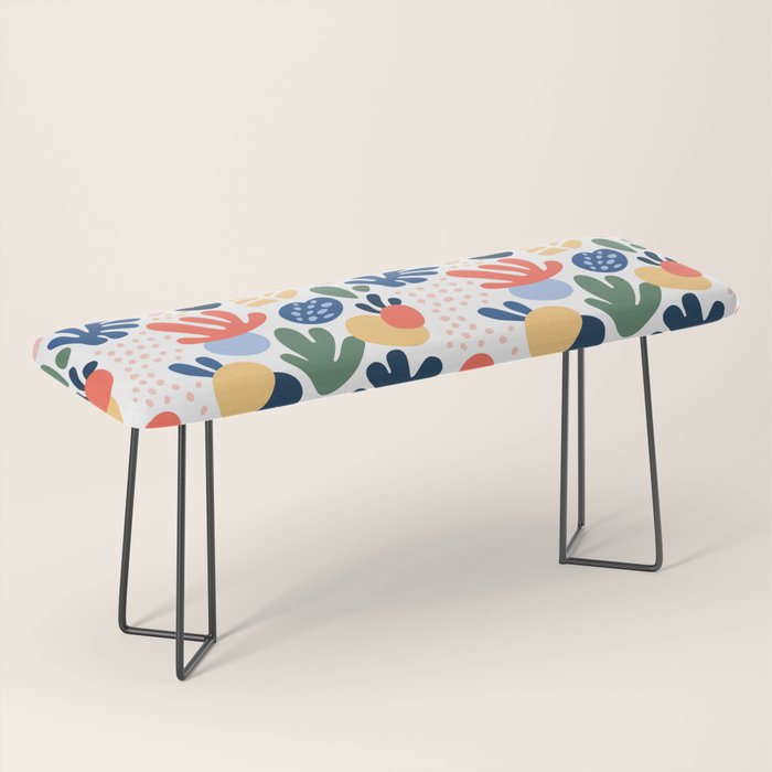 Abstract organic nature art pattern Bench Gallery Image 1