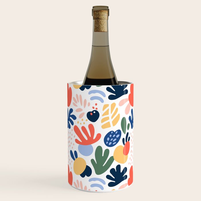 Abstract organic nature art pattern Wine Chiller Gallery Image 3