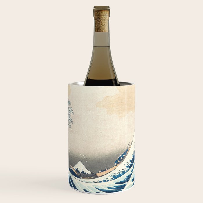 The Great Wave Off Kanagawa by Katsushika Hokusai Thirty Six Views of Mount Fuji - The Great Wave Wine Chiller Gallery Image 3