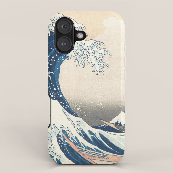 The Great Wave Off Kanagawa by Katsushika Hokusai Thirty Six Views of Mount Fuji - The Great Wave iPhone Case Gallery Image 1