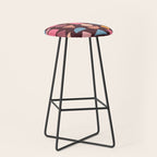 Geo Mod Shapes - Dark Stool Gallery Image 1