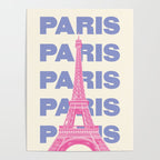 Paris Eiffel Tower Poster Gallery Image 4