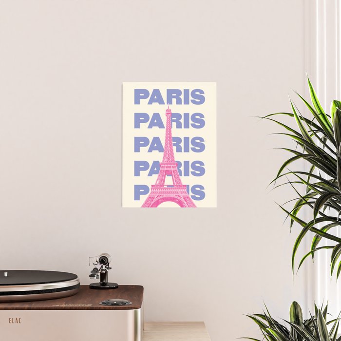 Paris Eiffel Tower Poster Gallery Image 2