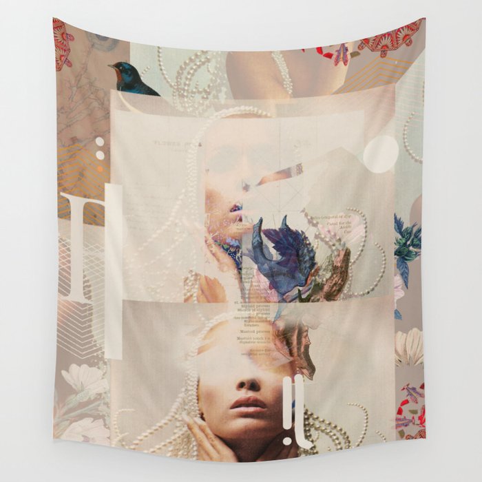 Fractionalized Elegance Wall Tapestry Gallery Image 4