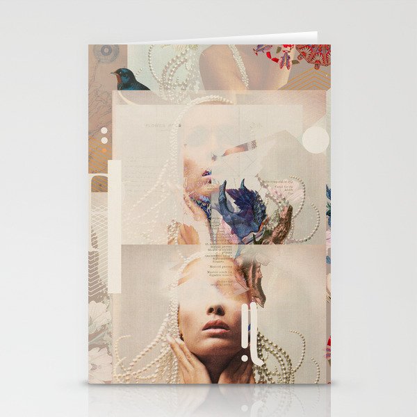 Fractionalized Elegance Stationery Card Gallery Image 2