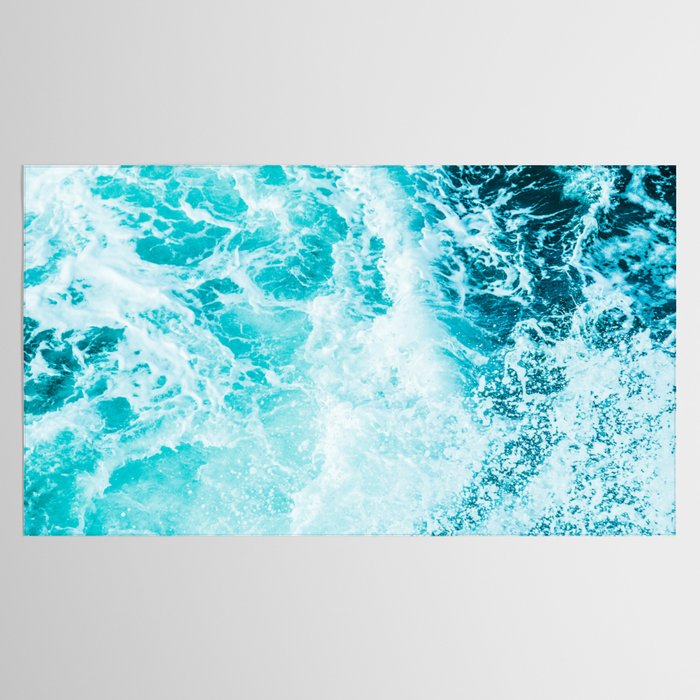 Perfect Sea Waves Tablecloth Gallery Image 2
