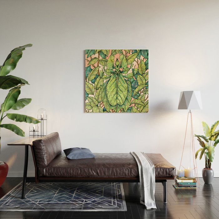 Leaf Mimic Wood Wall Art Gallery Image 2