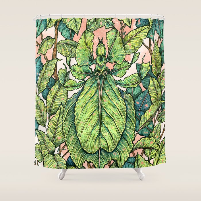 Leaf Mimic Shower Curtain Gallery Image 1