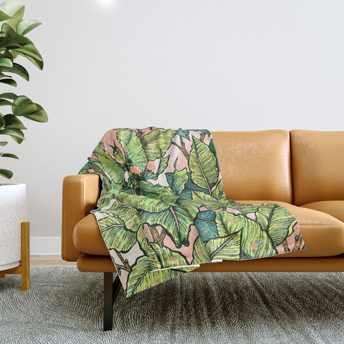 Leaf Mimic Throw Blanket Gallery Image 1