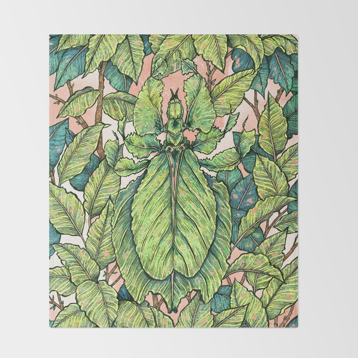Leaf Mimic Throw Blanket Gallery Image 2