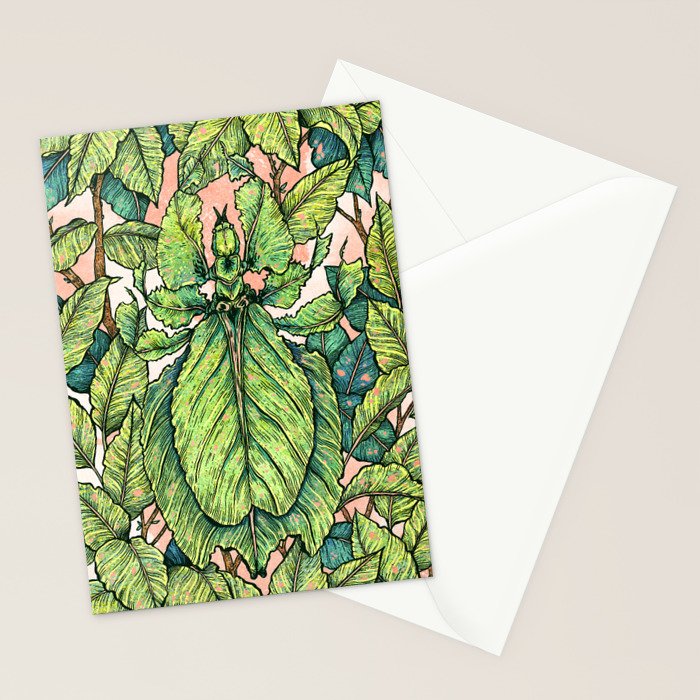 Leaf Mimic Stationery Card Gallery Image 2