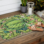 Leaf Mimic Outdoor Rug Gallery Image 2