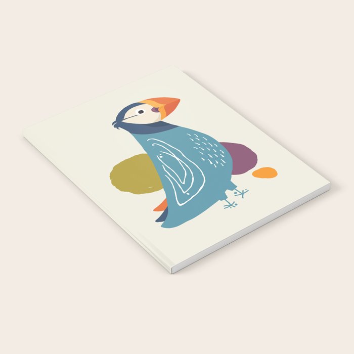 Quirky Atlantic Puffin Notebook Gallery Image 2
