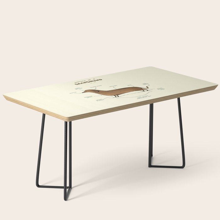 Anatomy of a Dachshund Coffee Table Gallery Image 1