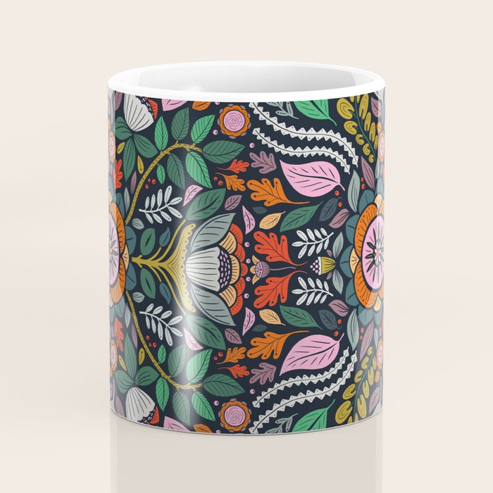 In Bloom | Navy Coffee Mug Gallery Image 4