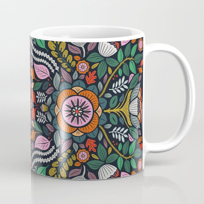 In Bloom | Navy Coffee Mug Gallery Image 1