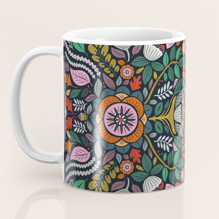 In Bloom | Navy Coffee Mug Gallery Image 3