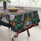 In Bloom | Navy Tablecloth Gallery Image 3