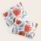 Watercolor Flowers Pillow Sham Gallery Image 3