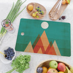 Full moon over Sahara desert Cutting Board Gallery Image 2