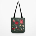 Merry Christmas Tote Bag Gallery Image 2