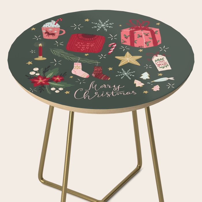 Merry Christmas Side Table Gallery Image 2