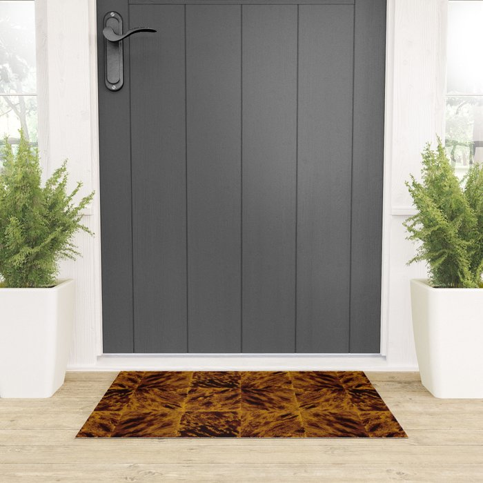 Faux Tortoiseshell 2 - Natural Welcome Mat Gallery Image 3