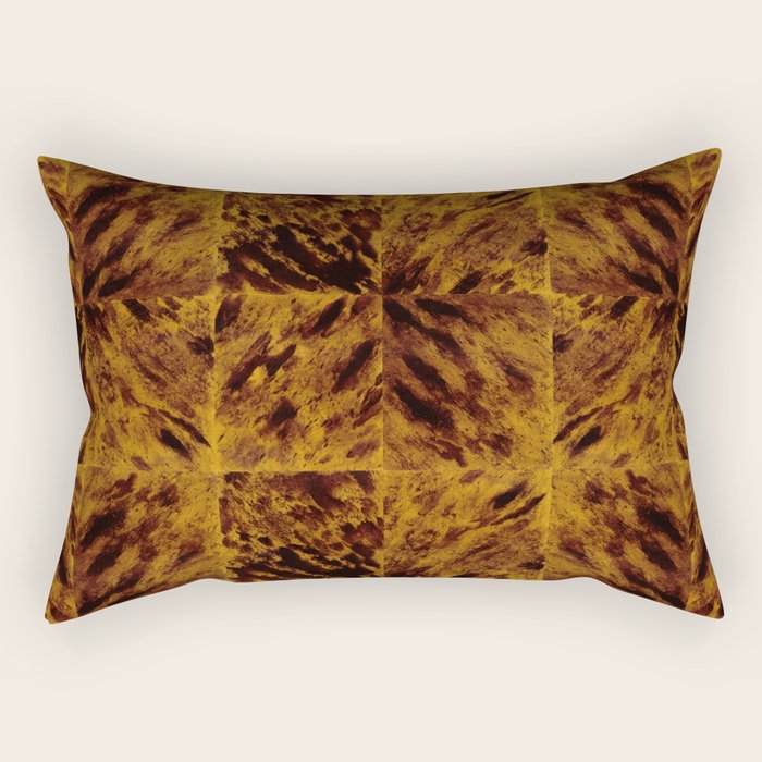 Faux Tortoiseshell 2 - Natural Rectangular Pillow Gallery Image 2