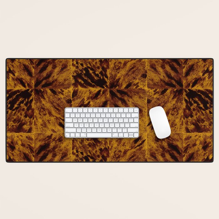Faux Tortoiseshell 2 - Natural Desk Mat Gallery Image 1