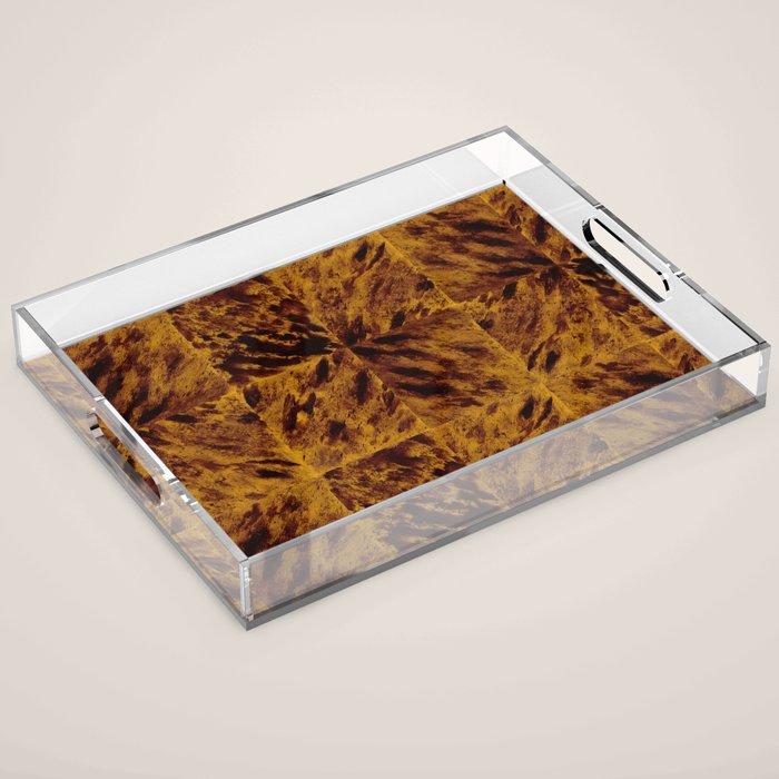 Faux Tortoiseshell 2 - Natural Acrylic Tray Gallery Image 1