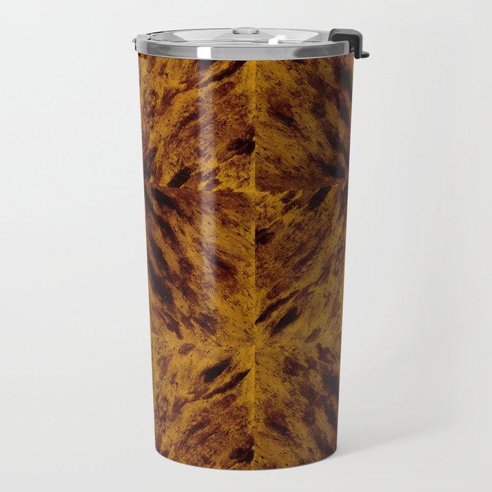 Faux Tortoiseshell 2 - Natural Travel Mug Gallery Image 2
