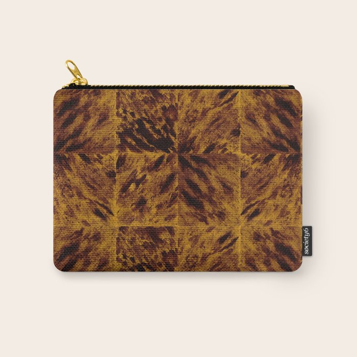 Faux Tortoiseshell 2 - Natural Carry All Pouch Gallery Image 1
