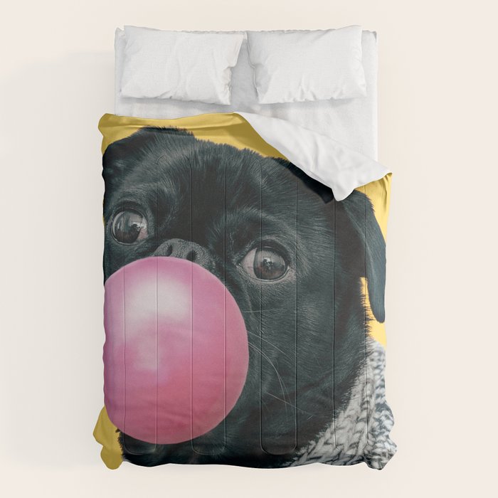 Pug Life: Pop Animals Comforter Gallery Image 1