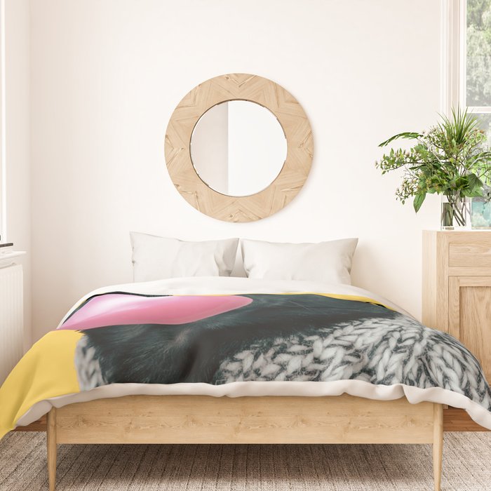 Pug Life: Pop Animals Duvet Cover Gallery Image 3