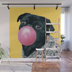 Pug Life: Pop Animals Wall Mural Gallery Image 1