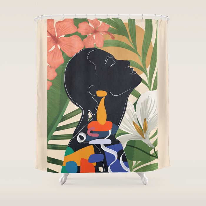 Tropical Peace 2 Shower Curtain Gallery Image 1