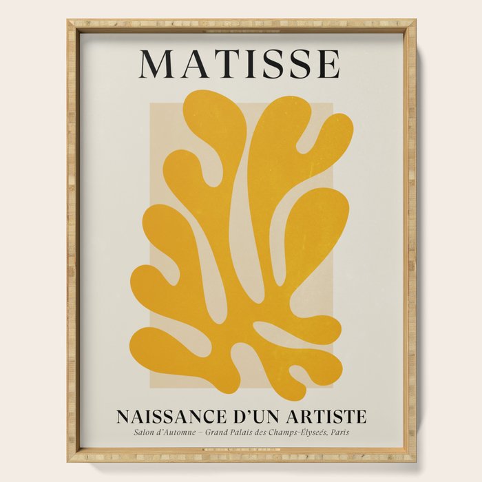Sun Leaf 2: Matisse Edition | Mid Century Series Serving Tray Gallery Image 1