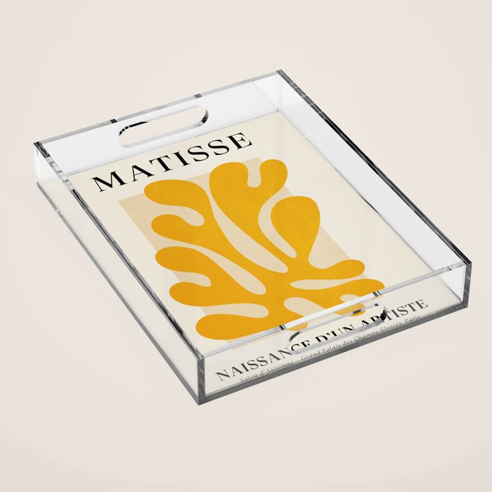 Sun Leaf 2: Matisse Edition | Mid Century Series Acrylic Tray Gallery Image 1