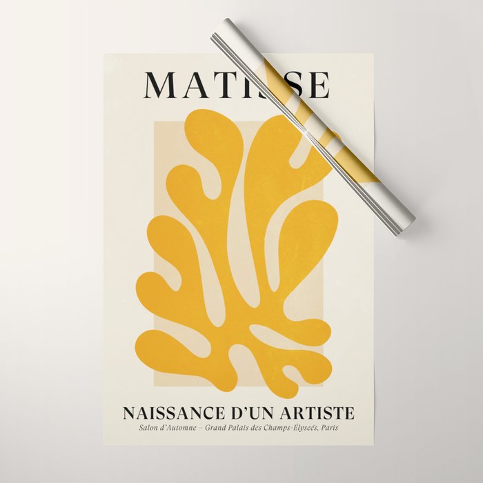 Sun Leaf 2: Matisse Edition | Mid Century Series Wrapping Paper Gallery Image 1