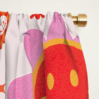 Smiling Flower Faces  Window Curtain Gallery Image 2