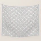 Bows & Ribbons Pattern LX Light Grey Wall Tapestry Gallery Image 4